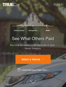 TrueCar’s mobile website earns top rating.